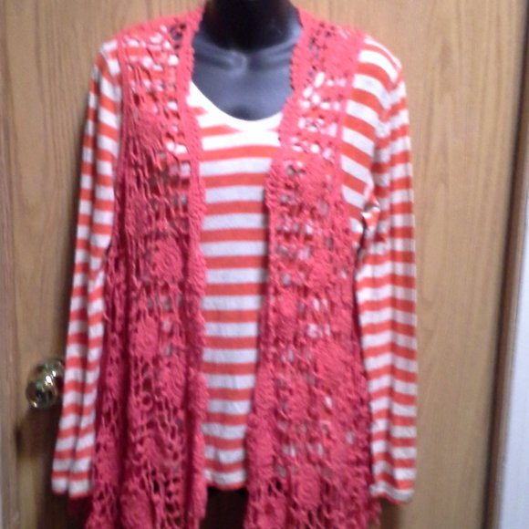 Rue21 Other - crocheted vest Rue21 Other - crocheted vest